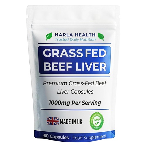Grass fed beef liver capsules - fed,
