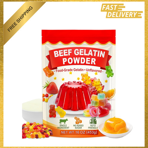Beef gelatin powder pound - powder,