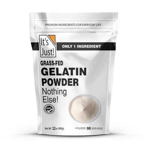 Just beef gelatin - it's,