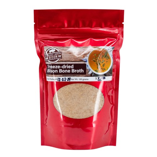 Freeze dried bison - bison, broth